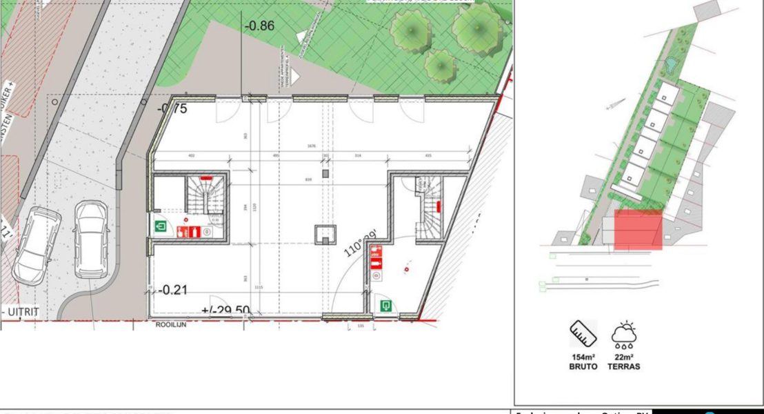 Individuele handelszaak te koop in Asse